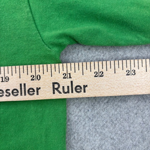 Vintage 90s The Game Boston Celtics T-Shirt Green Single Stitch USA Fits Medium - Picture 9 of 14